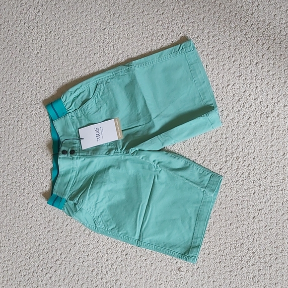Rab Zawn Shorts – Women’s - Cascade/Mint Green – Size S - Picture 3 of 8